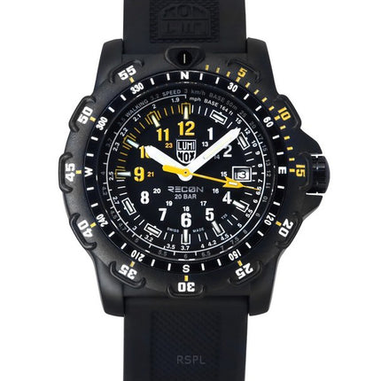 Montre Homme Luminox RECON Point Man Heritage Bracelet Caoutchouc Et Nylon Cadran Noir Quartz XL.8825.H.SET 100M