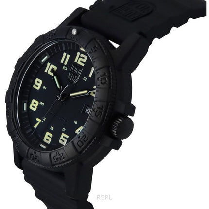Montre Homme Luminox Leatherback Sea Turtle Giant Bracelet PU Cadran Noir Quartz XS.0330 100M