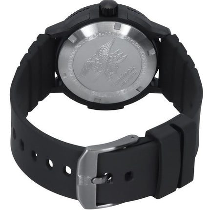 Montre de plongée à quartz pour homme Luminox Original Navy Seal avec bracelet en caoutchouc et cadran noir XS.3001.EVO.BO.S 200