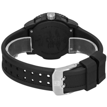 Montre pour homme Luminox Original NAVY Seal avec bracelet en caoutchouc et cadran noir à  quartz XS.3051.F 200M