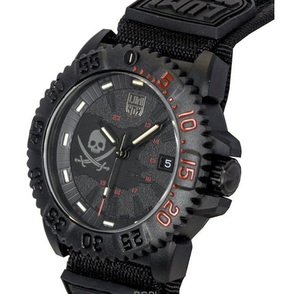 Montre homme Luminox Navy Seal Pirate Limited Edition, cadran noir, quartz, plongée XS.3051.PIR.LE 200M