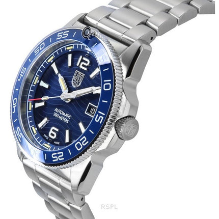 Montre homme Luminox Pacific Diver en acier inoxydable avec cadran bleu automatique XS.3104 200M