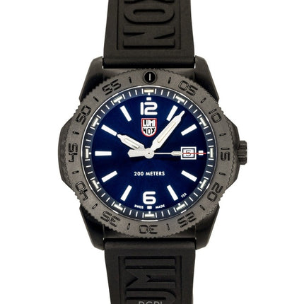 Montre homme Luminox Pacific Diver XS.3123.B 200M, bracelet en caoutchouc, cadran bleu soleillé, mouvement à quartz.