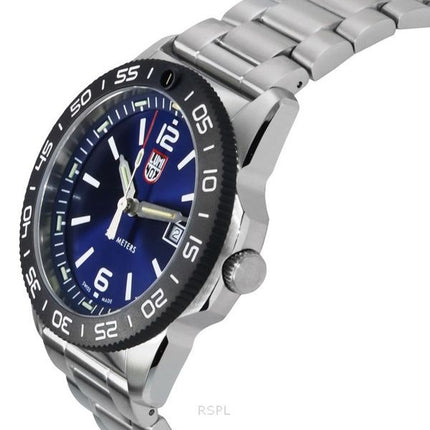 Montre homme Luminox Pacific Diver en acier inoxydable avec cadran bleu et quartz XS.3123 200M
