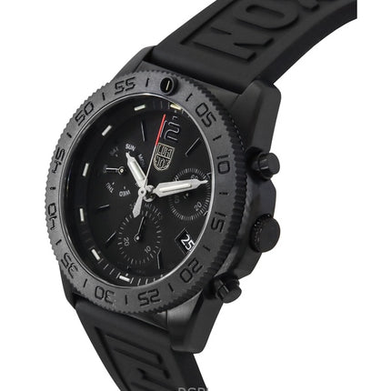 Montre homme Luminox Pacific Diver chronographe bracelet caoutchouc cadran noir quartz XS.3141.BO.1.SET 200 m