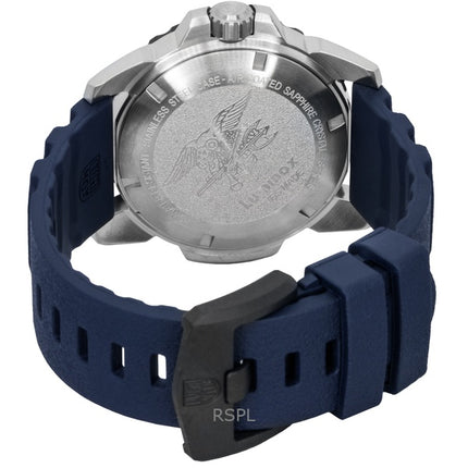 Montre de plongée à quartz Luminox Navy Seal XS.3253.CB pour homme, bracelet en caoutchouc, cadran bleu, 200 m