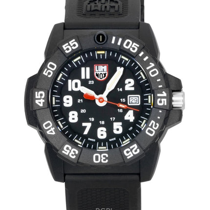 Montre homme Luminox Navy Seal XS.3501.F 200M, bracelet en caoutchouc, cadran noir, quartz, plongée
