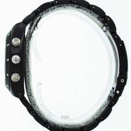 Swatch Irony noir enduit Chorongraph Quartz YCB4019AG montre unisexe