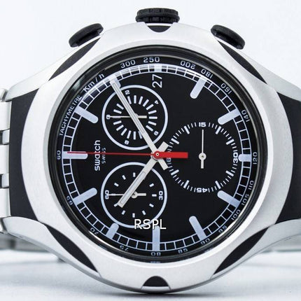 Montre Swatch Irony Xlite noir énergie Chorongraph Quartz YYS4000AG masculin