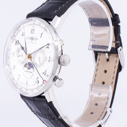 Montre homme Zeppelin Series LZ 129 Hindenburg fabriquée en Allemagne, reconditionnée (référence 7036-1 70361).
