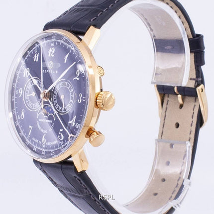 Série de Zeppelin LZ 129 Hindenburg Allemagne fait 7038-3 70383 montre homme