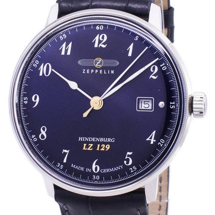 Série de Zeppelin LZ 129 Hindenburg Allemagne fait 7046-3 70463 montre homme