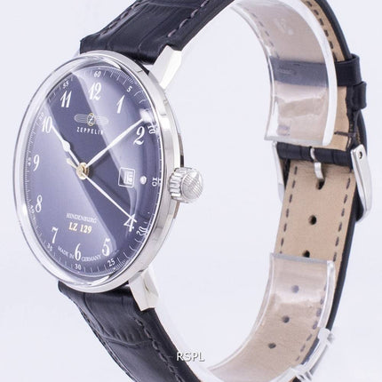 Série de Zeppelin LZ 129 Hindenburg Allemagne fait 7046-3 70463 montre homme