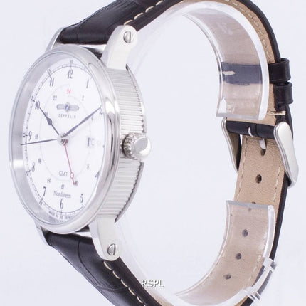 Zeppelin série Nordstern GMT Allemagne fait 7546-1 75461 montre homme