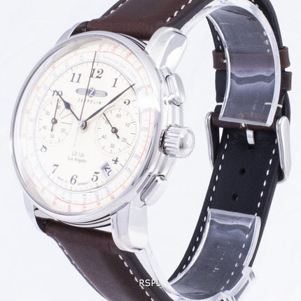 Montre homme Zeppelin Series LZ126 7614-5 76145 fabriquée en Allemagne, remise à neuf