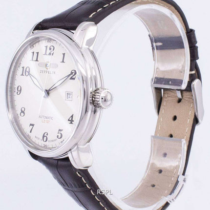 Montre homme Zeppelin Series LZ127 Graf Automatic fabriquée en Allemagne, référence 7656-5 76565, remise à neuf