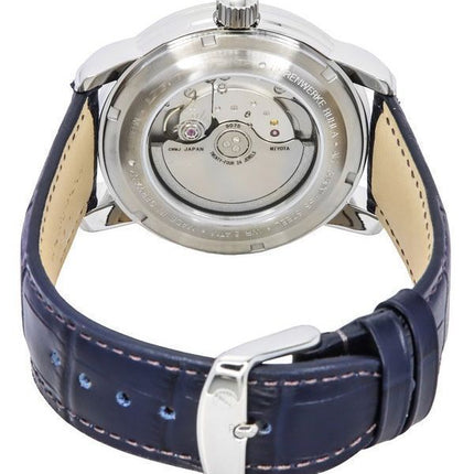Montre Zeppelin LZ126 Los Angeles GMT avec bracelet en cuir et cadran bleu automatique 76683 pour homme