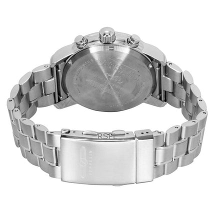 Montre pour homme Zeppelin 100 Jahre chronographe en acier inoxydable avec cadran bleu et quartz 7680MB3