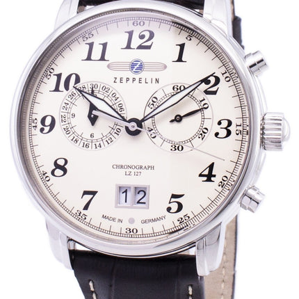 Zeppelin série LZ127 Graf Allemagne fait 7684-5 76845 montre homme