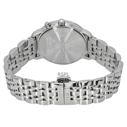 Montre pour femme Zeppelin LZ14 Marine Moonphase en acier inoxydable avec cadran bleu glacier 8637M3