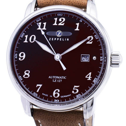 Montre homme Zeppelin Series LZ127 Graf Automatic fabriquée en Allemagne, référence 8656-3 86563, remise à neuf