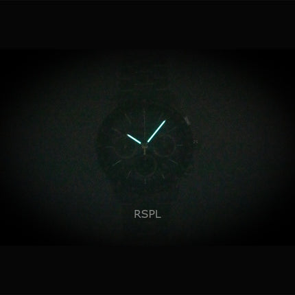 Montre homme Zeppelin New York chronographe en acier inoxydable, cadran bleu, quartz 8878MB3