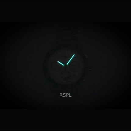 Montre homme Zeppelin New York chronographe en acier inoxydable, cadran blanc, quartz 8878MB4