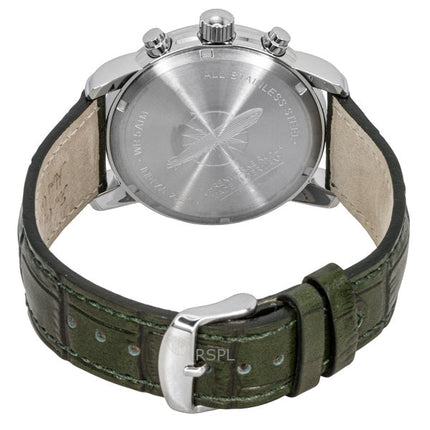 Montre homme Zeppelin LZ 14 Marine Chronographe Bracelet cuir Cadran vert Quartz 88884