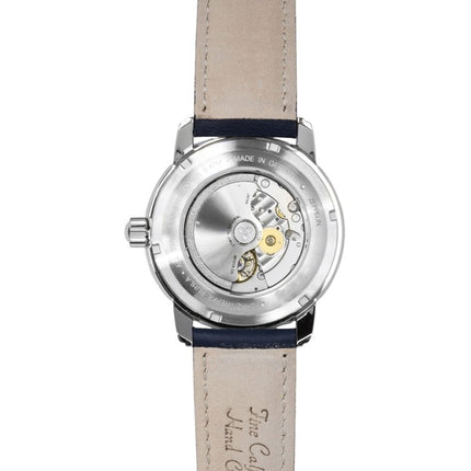 Montre homme Zeppelin Méditerranée, bracelet cuir, cadran bleu, automatique 96903