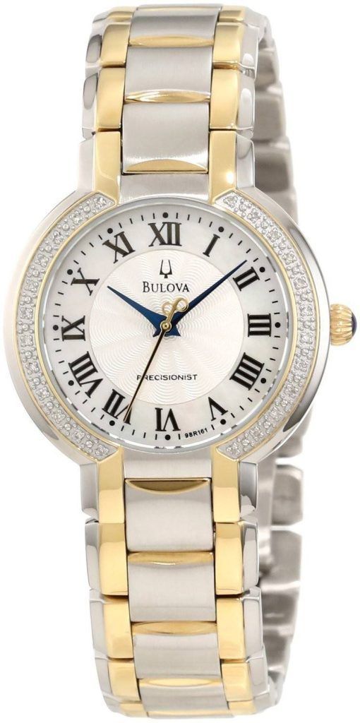 Bulova Precisionist Fairlawn Diamond Bezel 98R161 Womens Watch