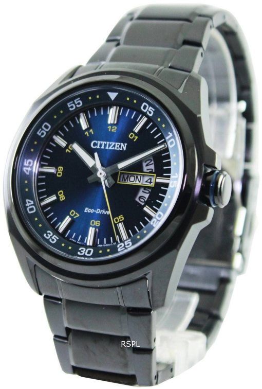 Citizen Eco-Drive Blue Dial Power Reserve AW0024-58L Mens Watch