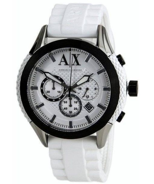 Armani Exchange chronographe cadran blanc AX1225 montre homme