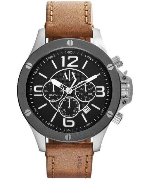 Armani Exchange chronographe cadran noir AX1509 montre homme