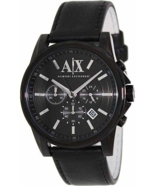 Armani Exchange chronographe cadran noir AX2098 montre homme