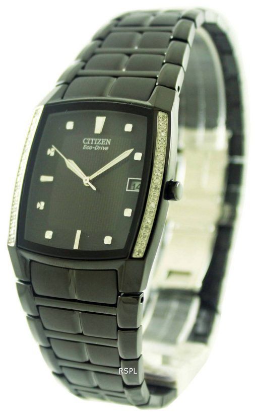 Citizen Eco-Drive diamant accentués montre masculine BM6645-53E