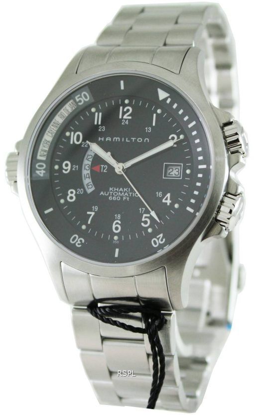 Hamilton Khaki Navy GMT H77615133 montre homme