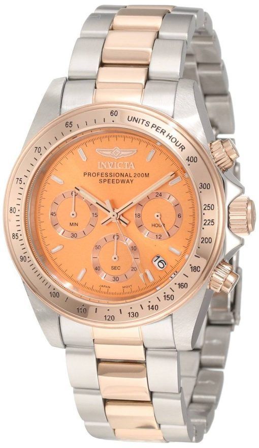 Invicta Professional 200M Speedway Chronographe Or Rose ton 6933 montre homme