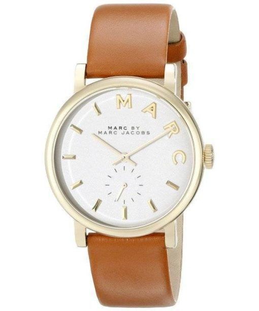 Marc By Marc Jacobs Baker White Dial Tan Leather MBM1316 Womens Watch