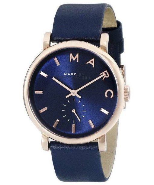 Marc By Marc Jacobs Baker Navy Dial Navy Leather MBM1329 Womens Watch