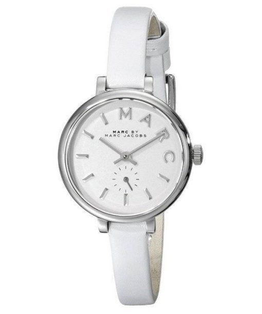 Marc By Marc Jacobs Sally White Dial White Leather Strap MBM1350 Womens Watch