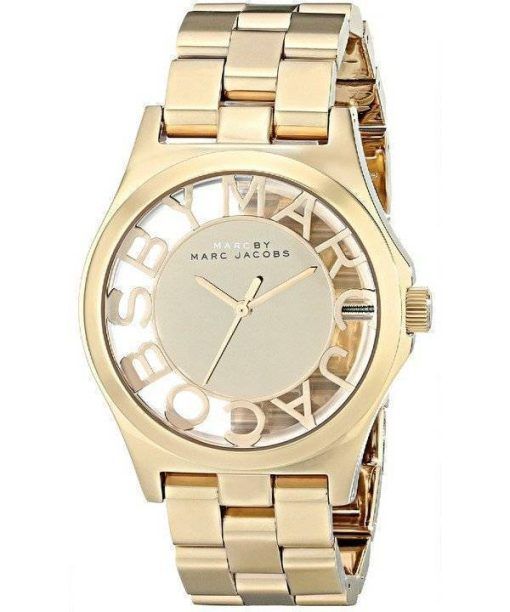 Marc By Marc Jacobs Henry squelette couleur or MBM3206 Women Watch Dial