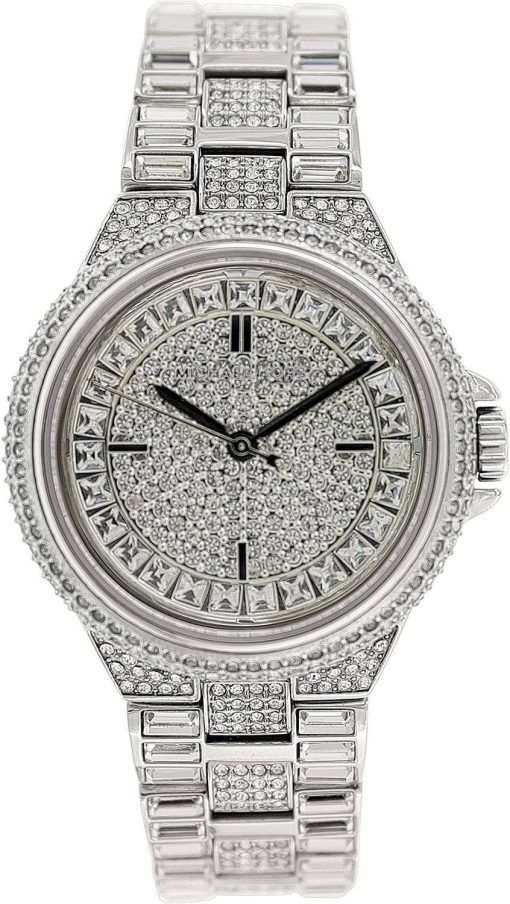 Michael Kors Camille Silver Crystal Pave Dial MK5947 Womens Watch