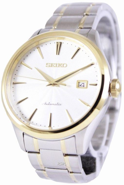 Seiko Automatic 100M White Dial SRP704K1 SRP704K Mens Watch