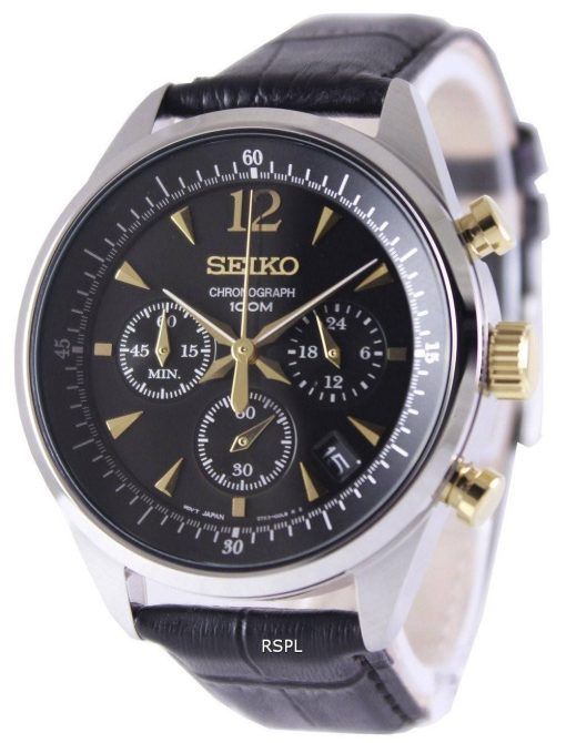 Seiko Chronograph Quartz 100M SSB071P1 SSB071P Mens Watch