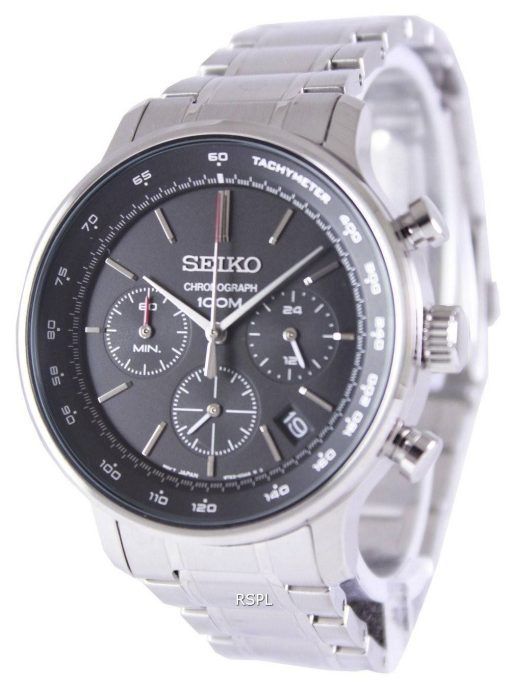 Seiko Chronograph Quartz Tachymeter SSB165P1 SSB165P Men's Watch