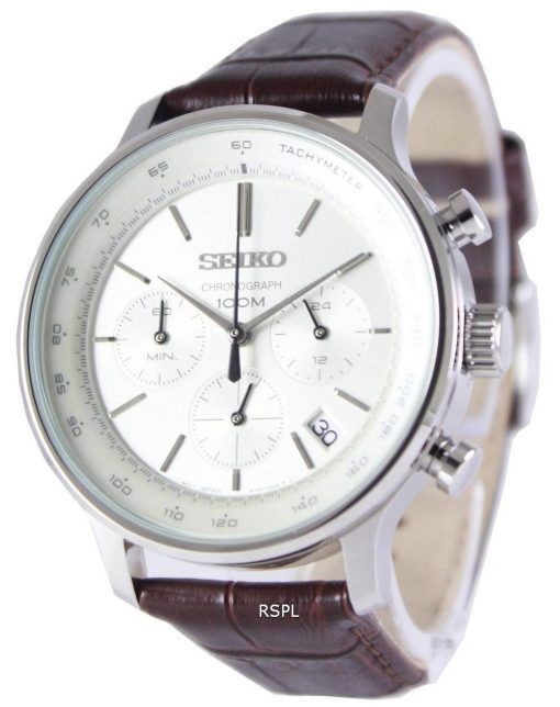 Seiko Chronograph Quartz Tachymeter SSB169P1 SSB169P Men's Watch
