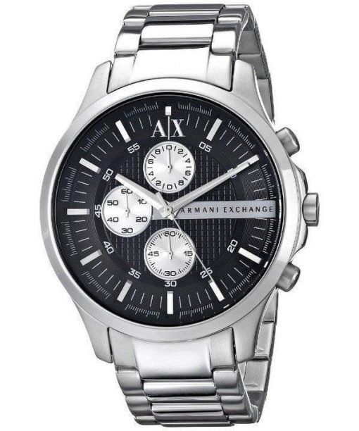 Armani Exchange Quartz chronographe cadran noir AX2152 montre homme
