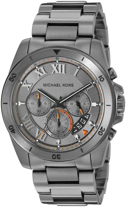 Michael Kors Brecken Gunmetal ton chronographe MK8465 montre homme