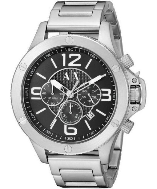 Armani Exchange Quartz chronographe cadran noir AX1501 montre homme