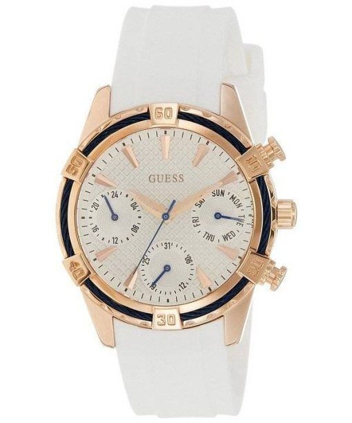 Guess montre chronographe Catalina Silicon bracelet Quartz W0562L1 masculin
